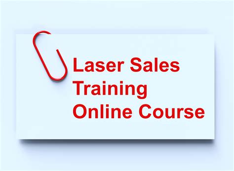 laser sales training method